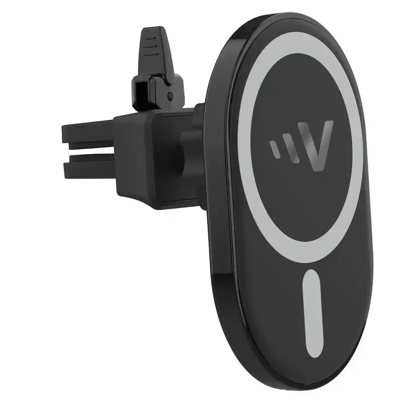 Ventev 15W Ultrafast Magnetic Wireless Car Charger Mount Black