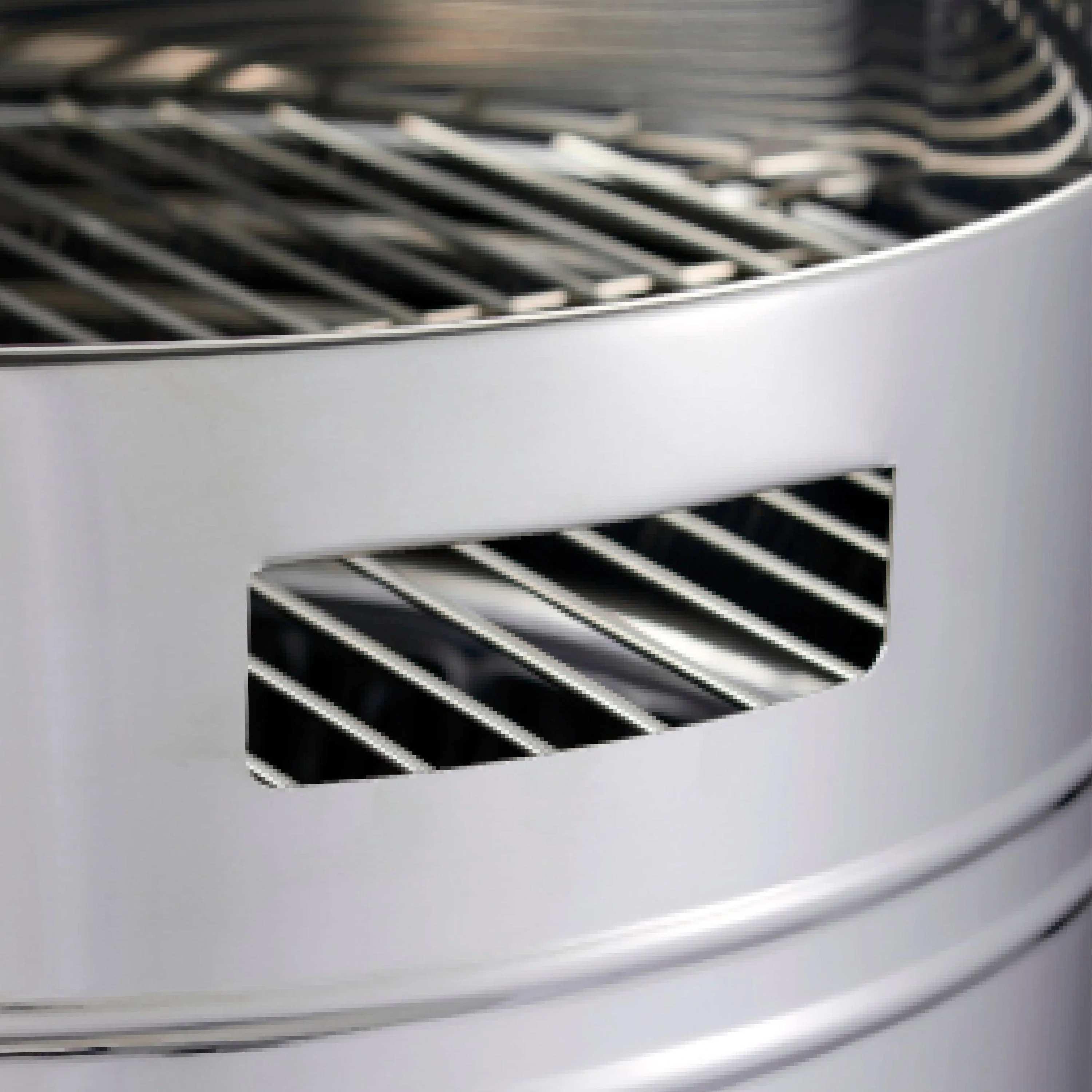15.5 Inch Stainless Steel Round BBQ Charcoal Grill with Lid