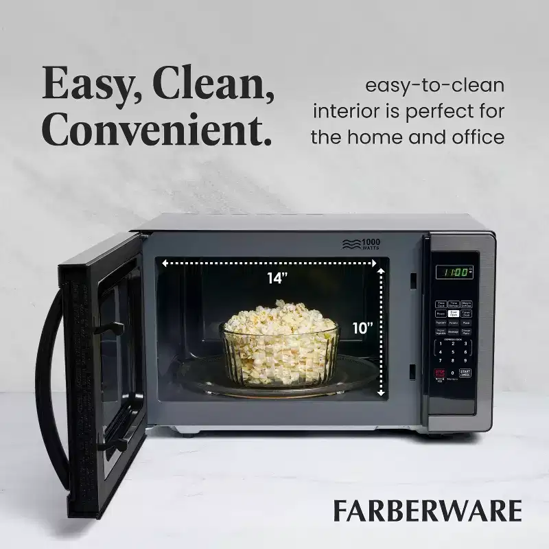 Farberware Classic 1.1 Cu. Ft. 1000-Watt Microwave Oven