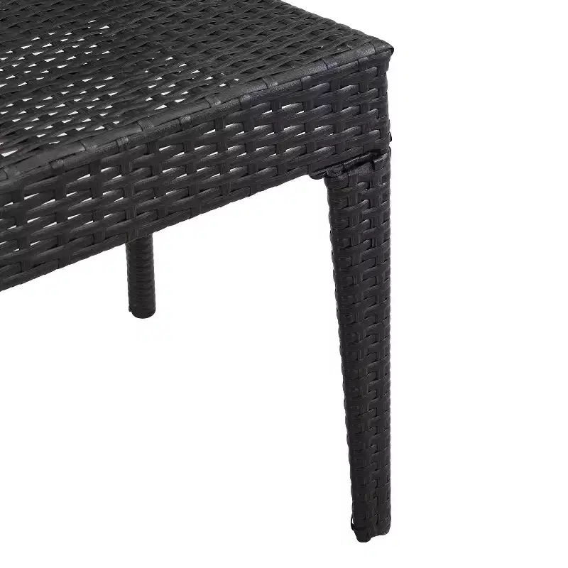 Christopher Knight Home Ashton Outdoor Wicker 3 Piece Stacking Chair Chat Set, Multibrown