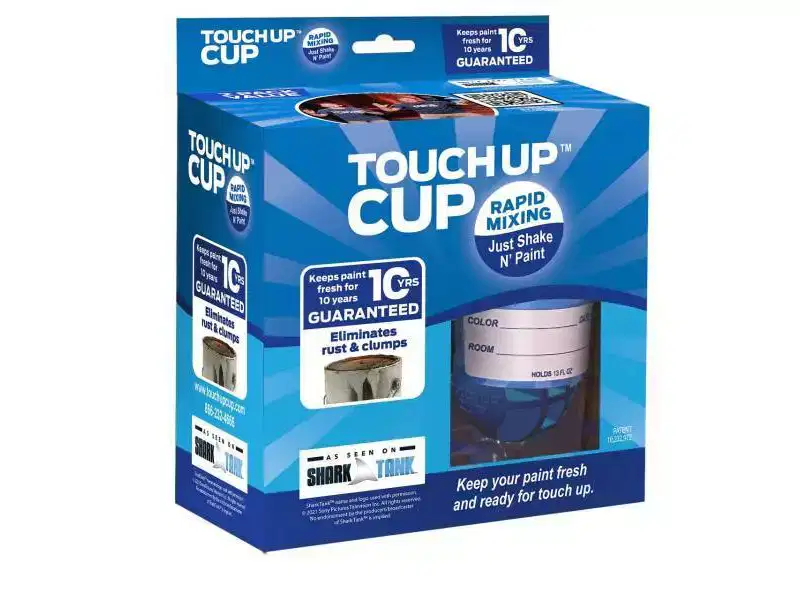 TOUCH UP CUP 2pk: Paint Accessories for Wall Touch-Up & Rollers Kit, 1 Year Warranty
