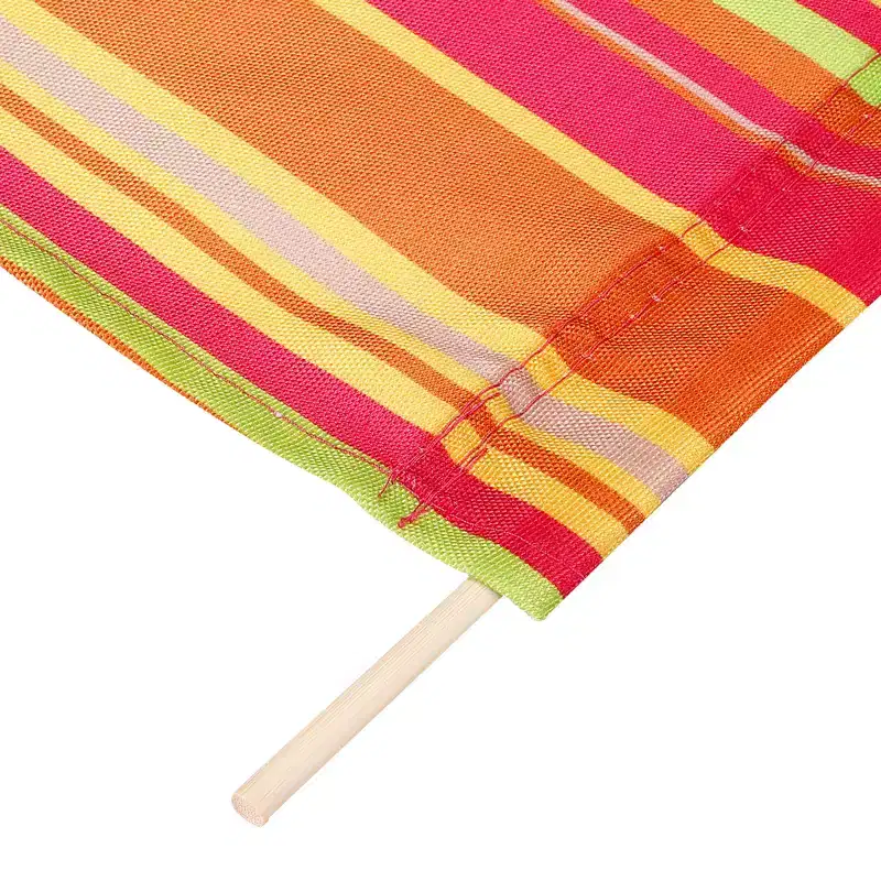Unique Bargains Canvas Director Chair Replacement Round Sticks Set Multicolor 5 Pcs