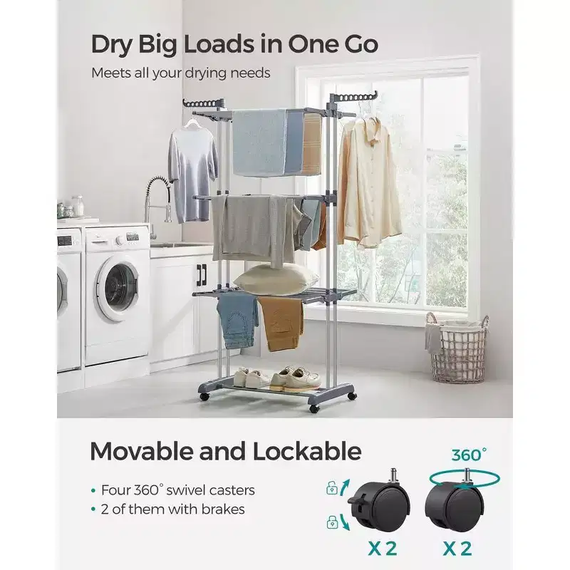 4-Tier Clothes Drying Rack